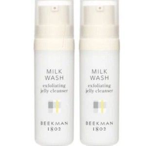 Beekman 1802 Cream Probiotic Daily & Exfoliating Jelly Cleanser 0.5oz (Lot of 2)